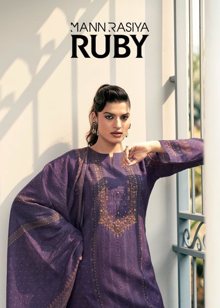 Ruby By Mannrasiya Chanderi Visose Wholesale Designer Salwar Suits Suppliers In Mumbai
